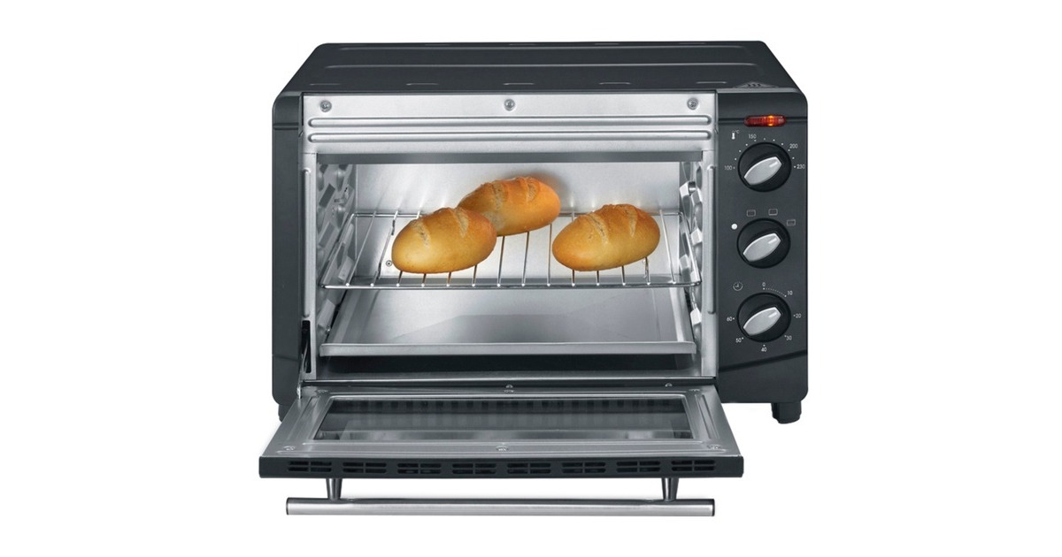 Severin Back- & Toastofen TO 2067, Mini-Backofen(schwarz)