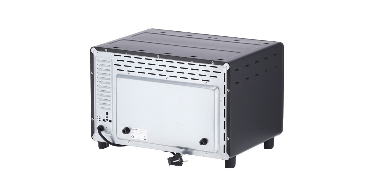 Severin Back- & Toastofen TO 2067, Mini-Backofen(schwarz)