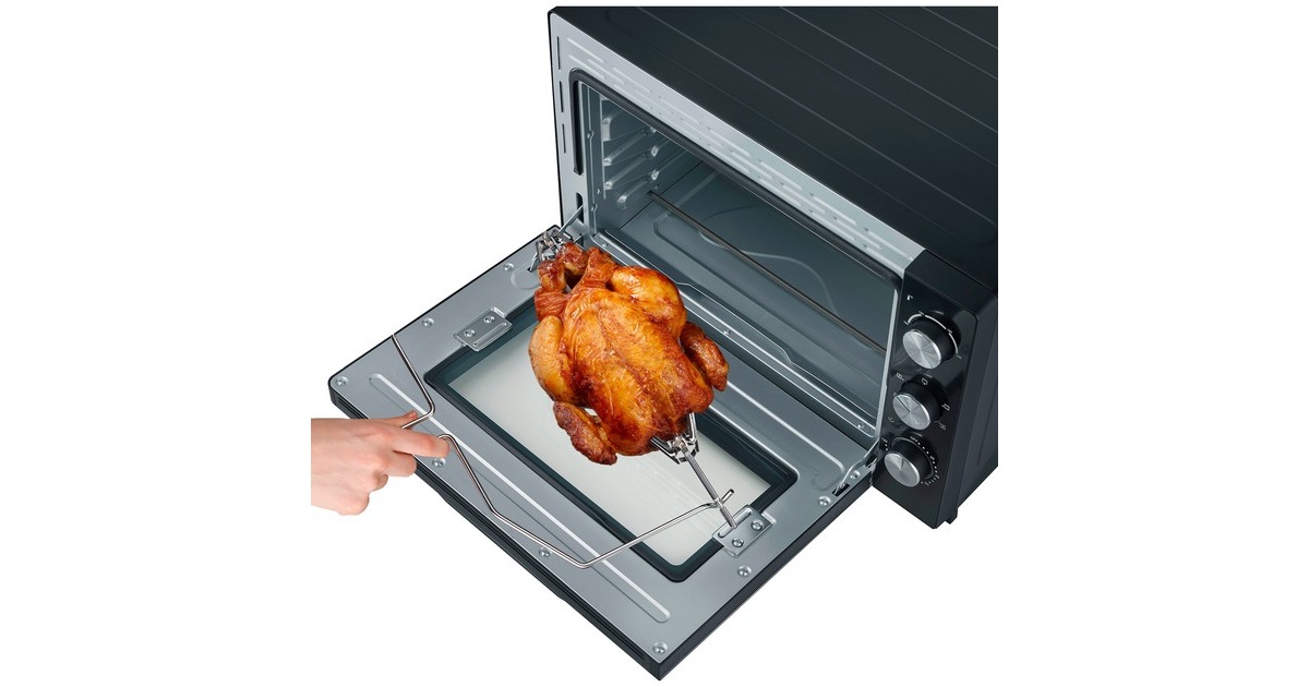 Severin Back- & Toastofen XXL TO 2073, Mini-Backofen(schwarz)