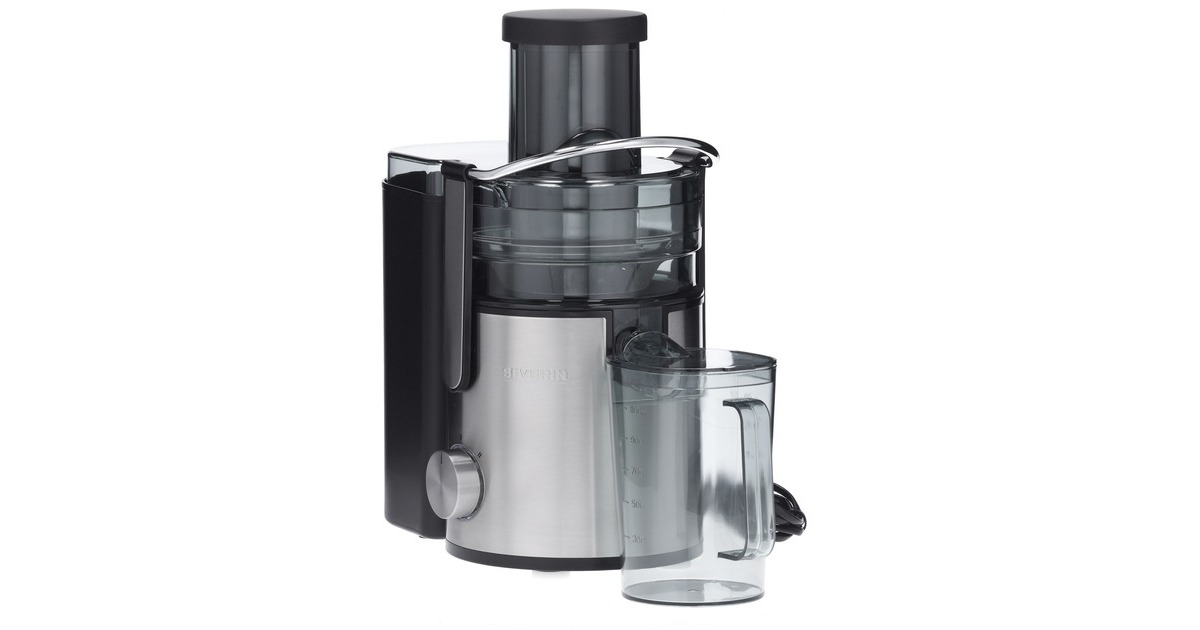 Severin Entsafter ES 3570(edelstahl/schwarz, 800 Watt)