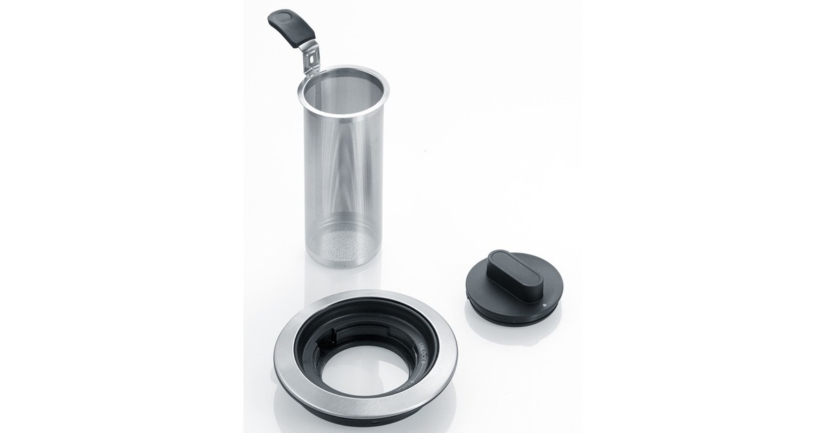 Severin Glas Tee- und Wasserkocher Deluxe WK 3479(edelstahl/schwarz, 1,7 Liter)