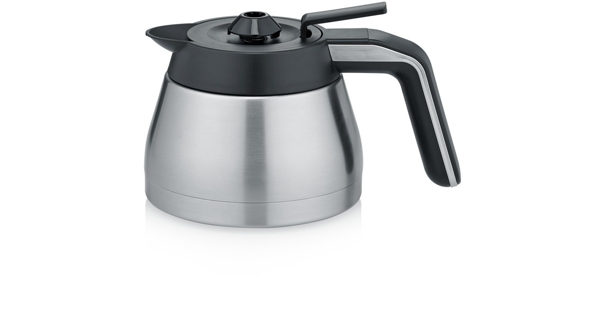 Severin KA 4851, Filtermaschine(schwarz (matt)/edelstahl (gebürstet), inkl. Thermokanne)