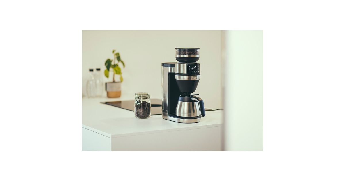 Severin KA 4851, Filtermaschine(schwarz (matt)/edelstahl (gebürstet), inkl. Thermokanne)