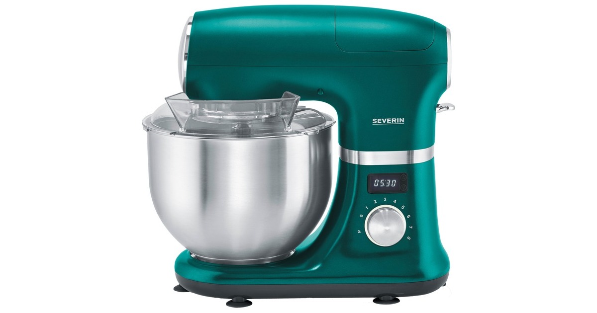 Severin Küchenmaschine KM 3896 Limited Edition(grün/edelstahl (gebürstet), 1.000 Watt, Timer)