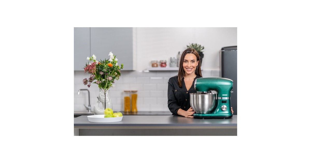 Severin Küchenmaschine KM 3896 Limited Edition(grün/edelstahl (gebürstet), 1.000 Watt, Timer)