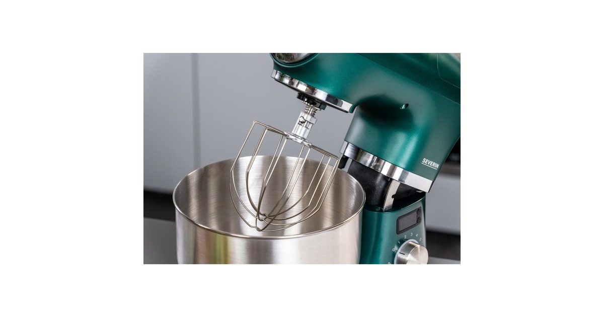 Severin Küchenmaschine KM 3896 Limited Edition(grün/edelstahl (gebürstet), 1.000 Watt, Timer)