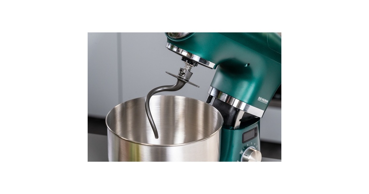 Severin Küchenmaschine KM 3896 Limited Edition(grün/edelstahl (gebürstet), 1.000 Watt, Timer)