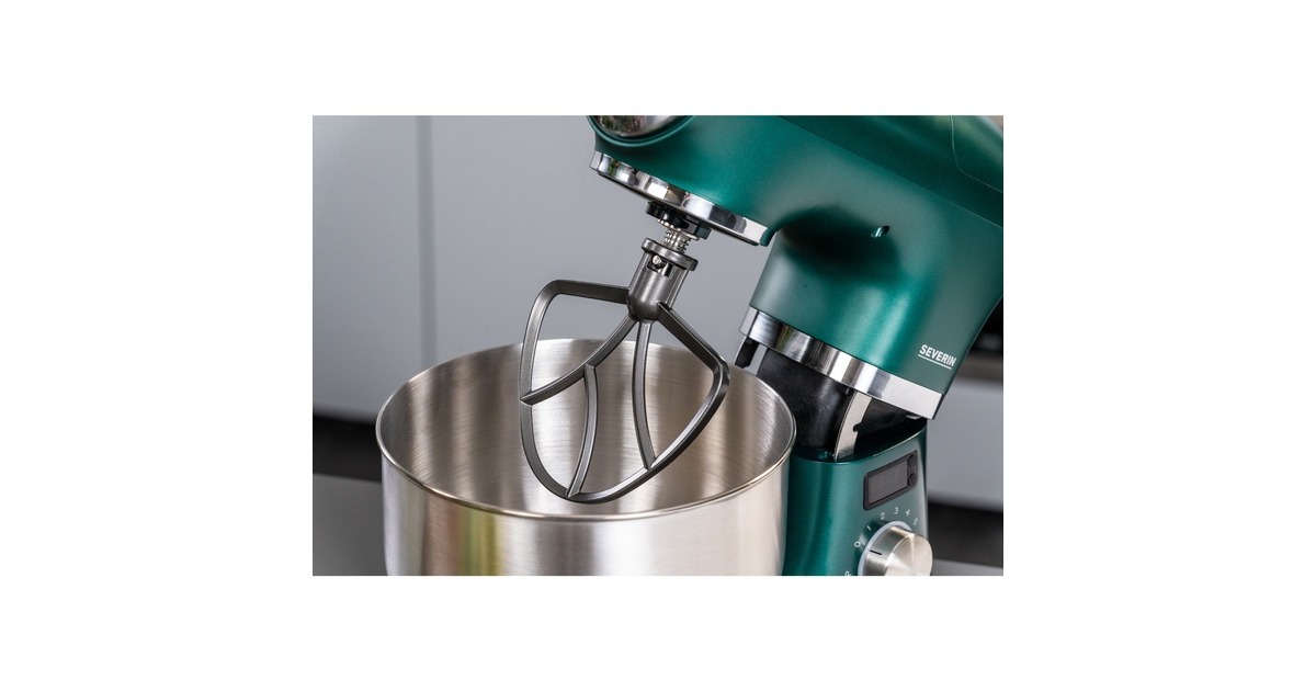 Severin Küchenmaschine KM 3896 Limited Edition(grün/edelstahl (gebürstet), 1.000 Watt, Timer)