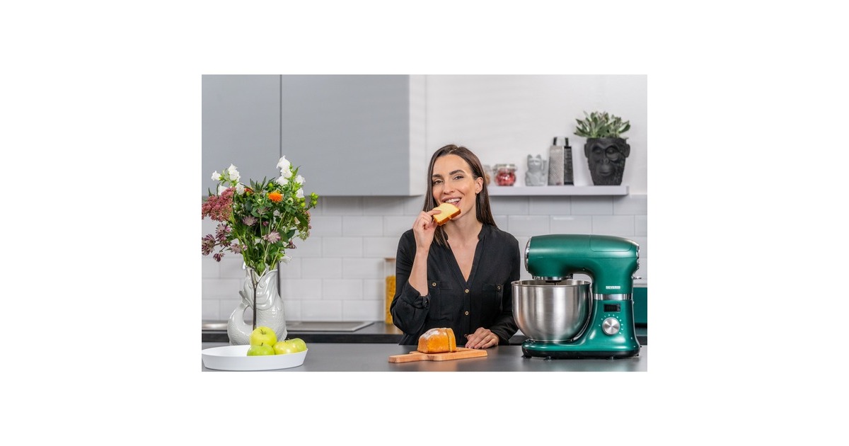 Severin Küchenmaschine KM 3896 Limited Edition(grün/edelstahl (gebürstet), 1.000 Watt, Timer)