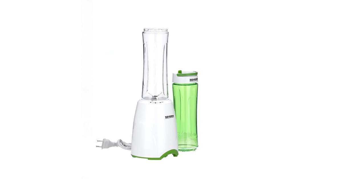 Severin Smoothie Mix & Go SM 3735 , Standmixer(weiß/grün)