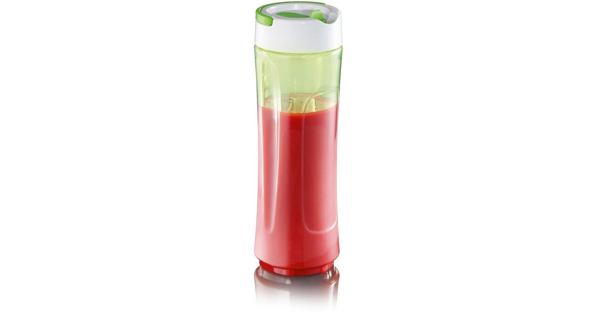 Severin Smoothie Mix & Go SM 3735 , Standmixer(weiß/grün)