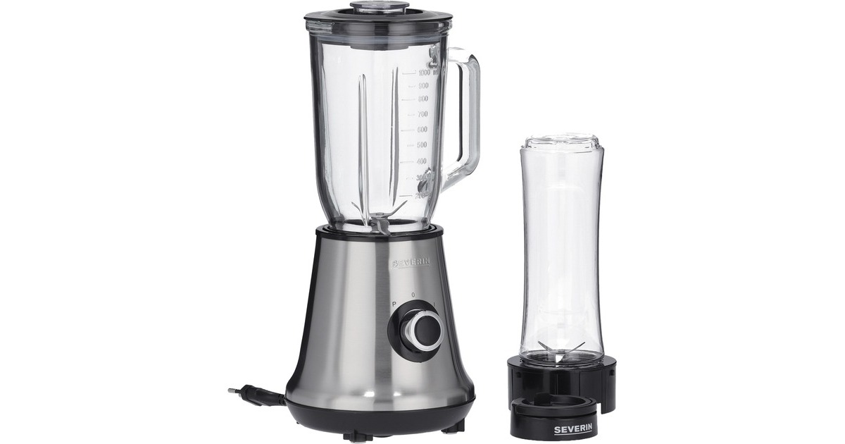 Severin Smoothie Mix & Go SM 3737, Standmixer(silber)