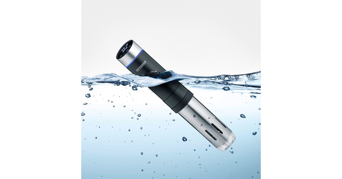 Severin Sous Vide Stick SV 2451, Sous-Vide Garer(edelstahl/schwarz)