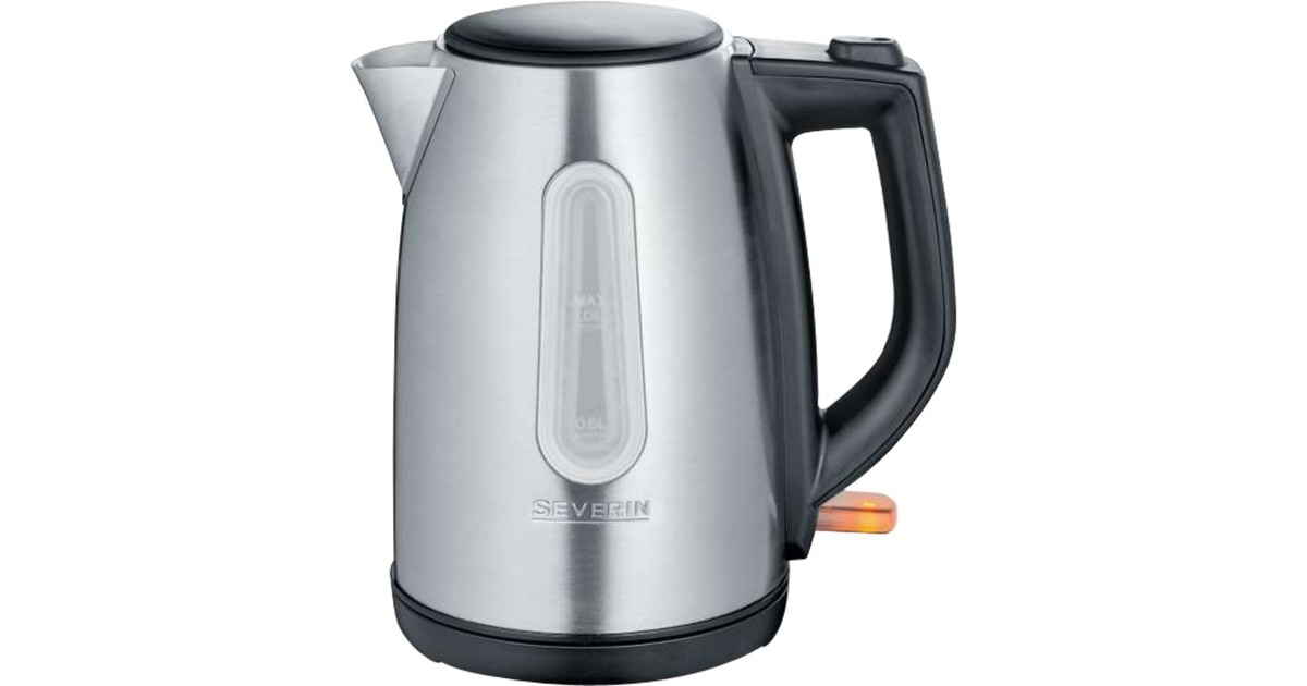 Severin Wasserkocher WK 3469(edelstahl (gebürstet)/schwarz, 1 Liter)
