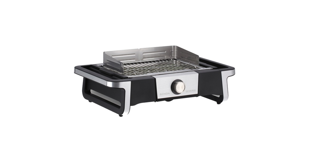 Severin eBBQ Elektrogrill SENOA BOOST(schwarz/edelstahl, 3.000 Watt, mit BoostZone) Severin eBBQ Elektrogrill SENOA BOOST(schwarz/edelstahl, 3.000 Watt, mit BoostZone)