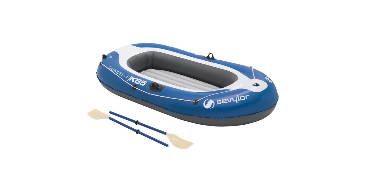 Sevylor Caravelle KK65 Schlauchboot Kit(230 x 123cm, Set mit Rudern)