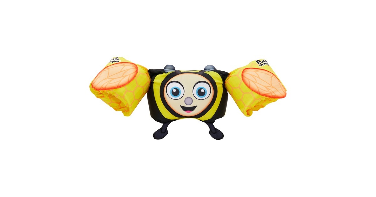 Sevylor Puddle Jumper 3D Biene, Schwimmflügel(gelb/schwarz, Schwimmlernhilfe nach EN 13138-1)