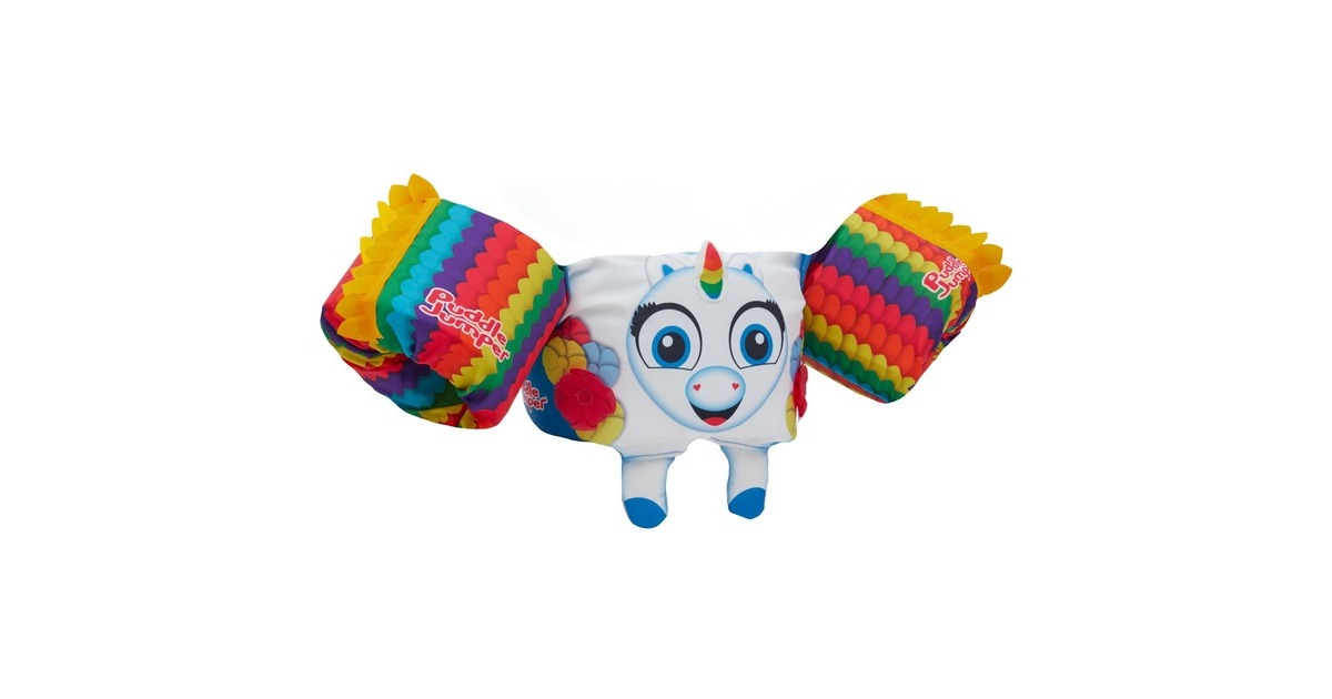 Sevylor Puddle Jumper 3D Einhorn, Schwimmflügel(mehrfarbig/weiß, Schwimmlernhilfe nach EN 13138-1)