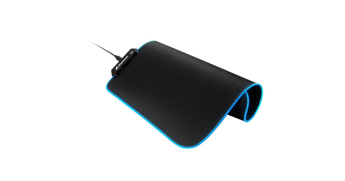 Sharkoon 1337 RGB V2 Gaming Mat 360, Gaming-Mauspad(schwarz)