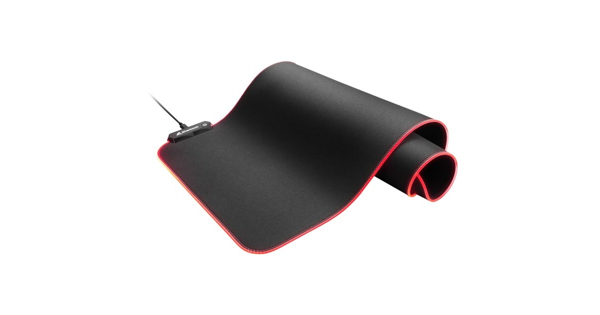Sharkoon 1337 RGB V2 Gaming Mat 800, Gaming-Mauspad(schwarz)