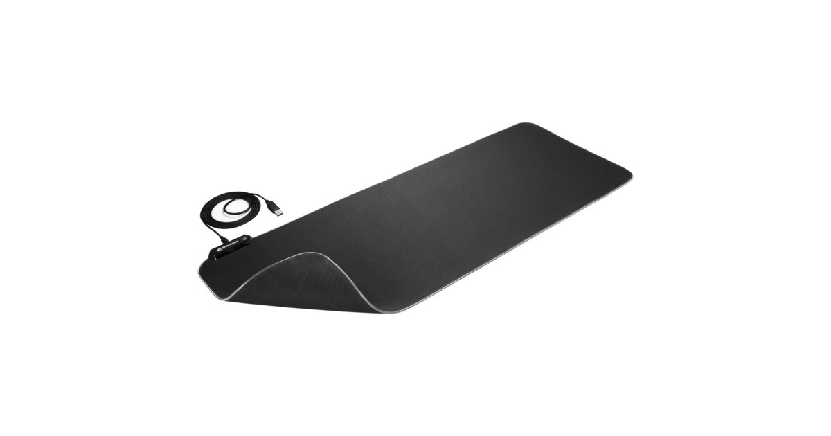Sharkoon 1337 RGB V2 Gaming Mat 800, Gaming-Mauspad(schwarz)