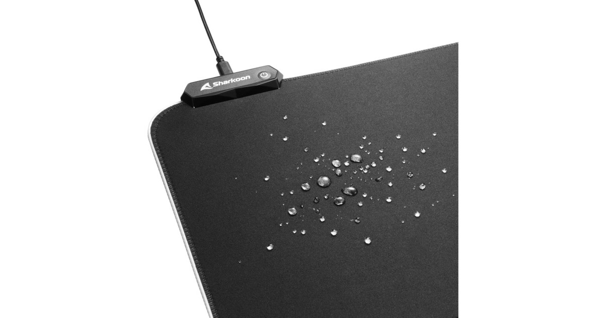 Sharkoon 1337 RGB V2 Gaming Mat 800, Gaming-Mauspad(schwarz)