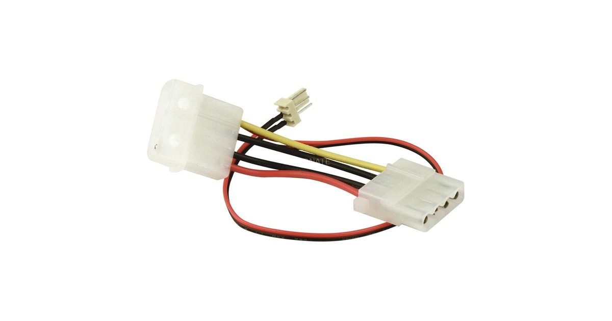 4-Pin(schwarz/rot, Retail)