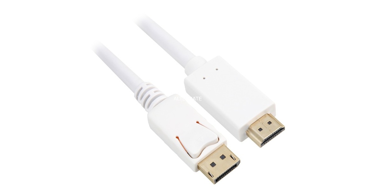 HDMI 4K Stecker(weiß, 1 Meter)