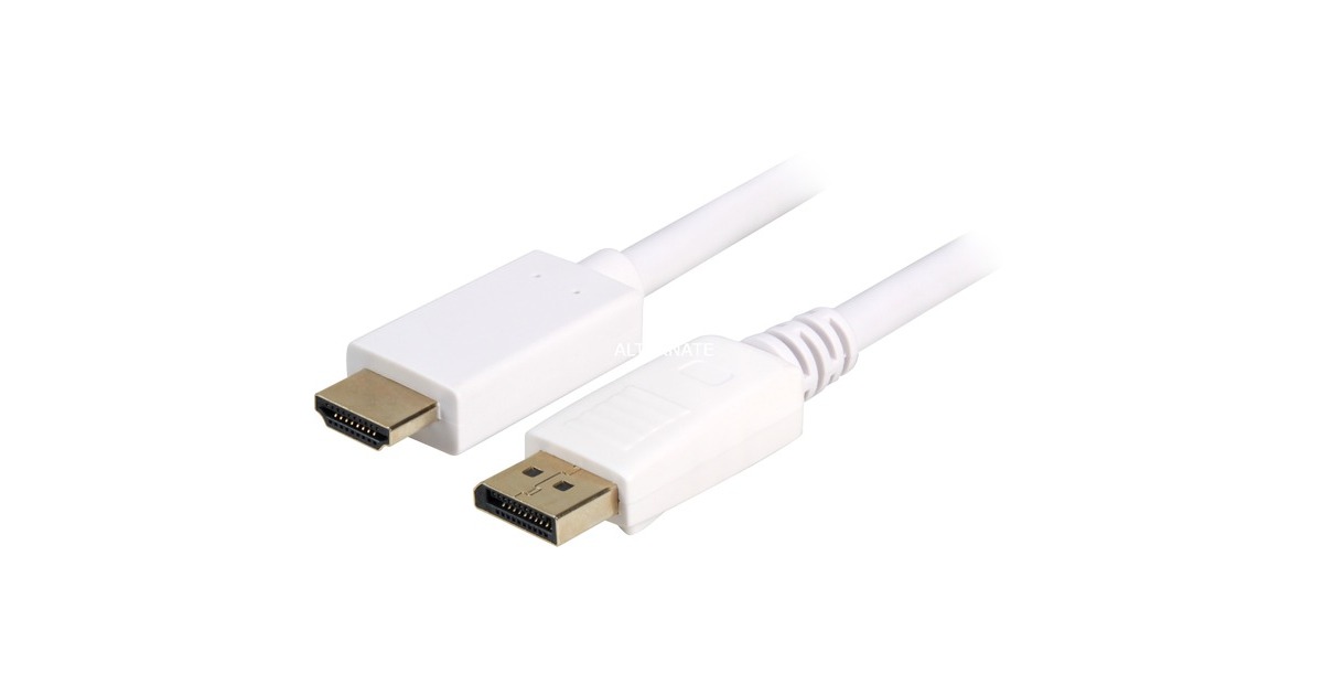 HDMI 4K Stecker(weiß, 1 Meter)