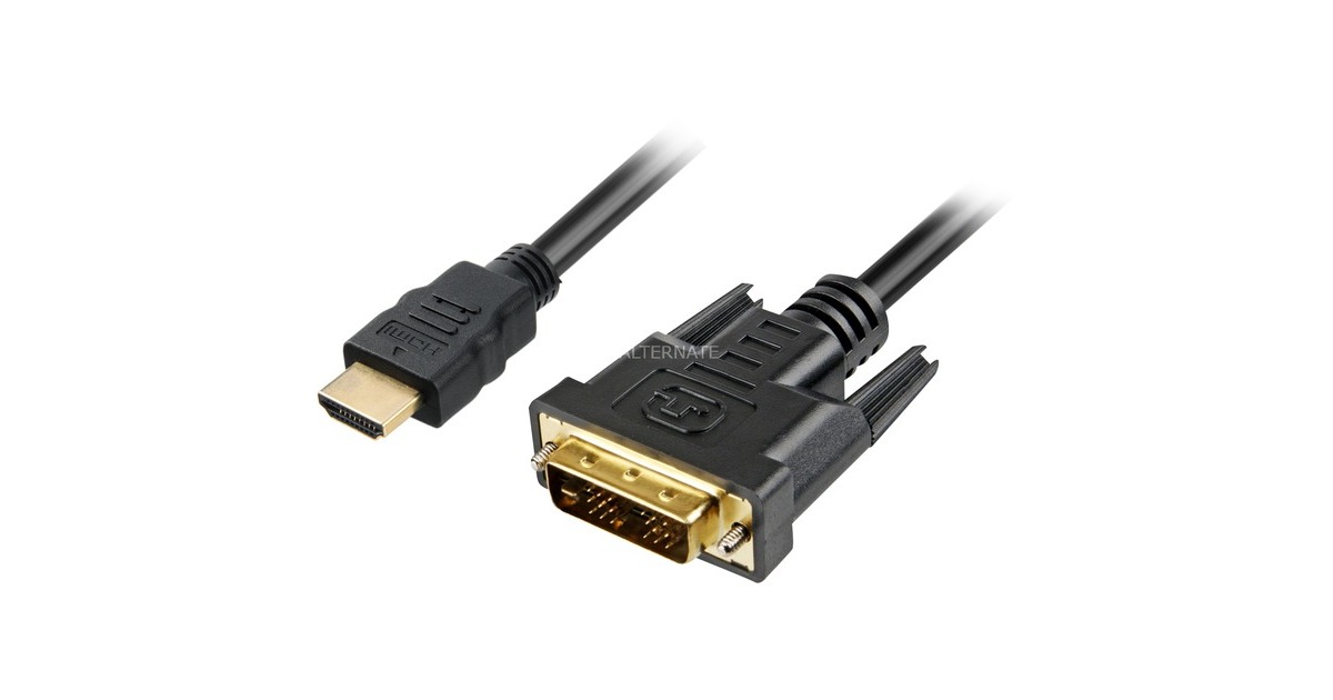 DVI-D (18+1)(schwarz, 1 Meter)