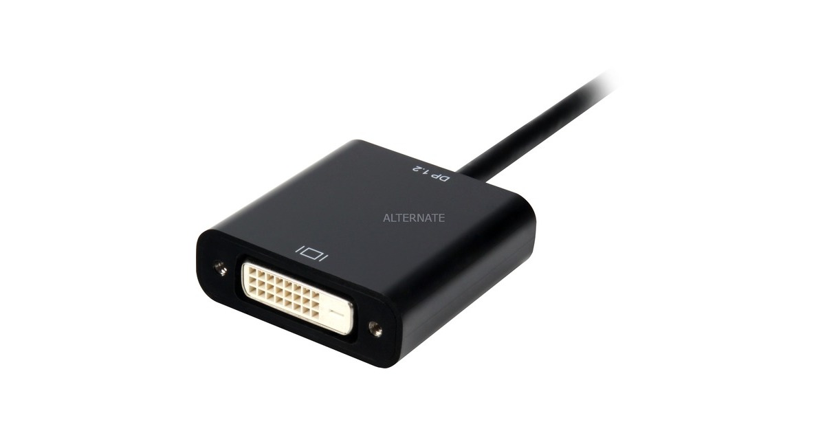 DVI24+1 Converter, Kabel(schwarz, 15 cm)