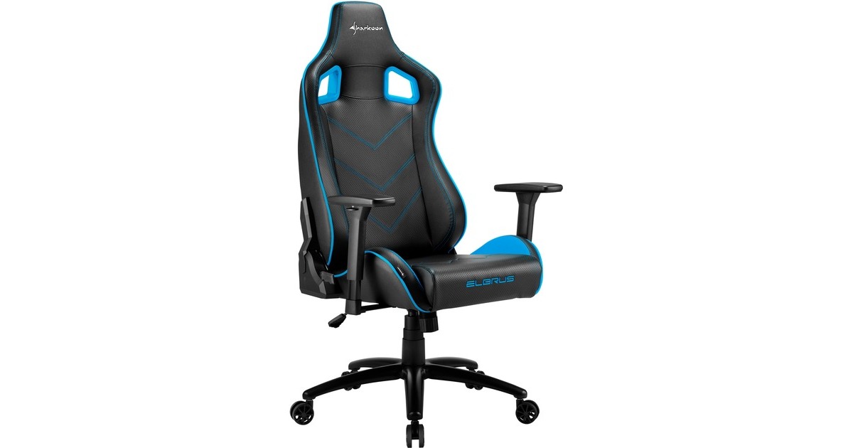 Sharkoon ELBRUS 2, Gaming-Stuhl(schwarz/blau)