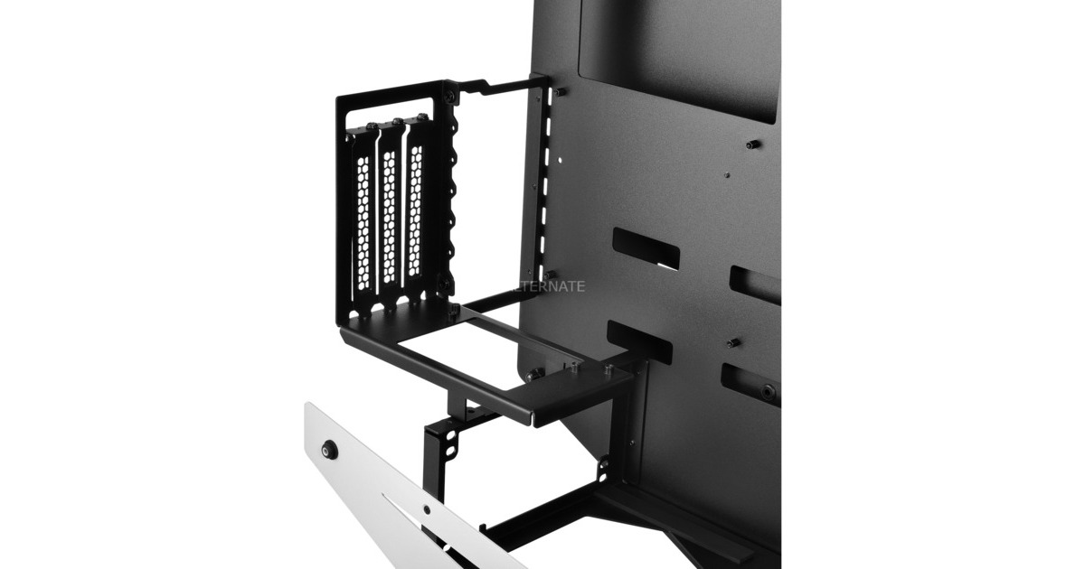 Sharkoon ELITE SHARK CA700, Tower-Gehäuse(schwarz/weiß, Seitenteil aus gehärtetem Glas)