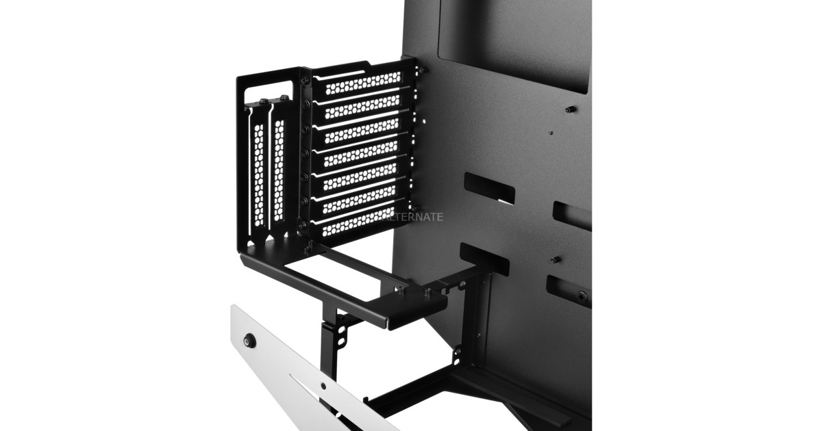 Sharkoon ELITE SHARK CA700, Tower-Gehäuse(schwarz/weiß, Seitenteil aus gehärtetem Glas)