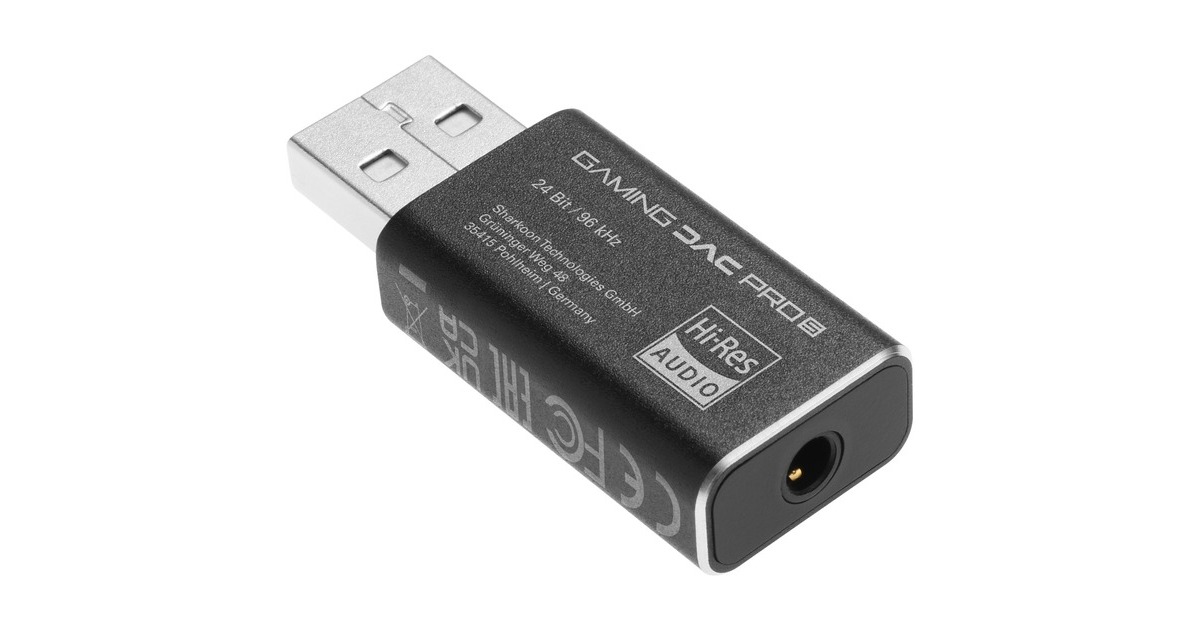 Sharkoon Gaming DAC Pro S V3, Soundkarte(schwarz)