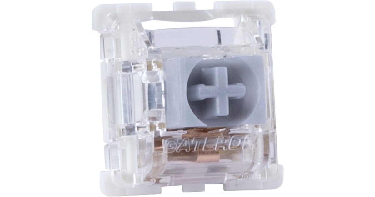 Sharkoon Gateron Pro 2.0 Silver Switch-Set, Tastenschalter(silber/transparent, 35 Stück)