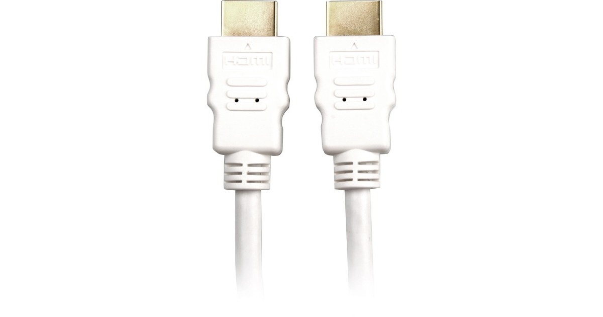 Sharkoon High Speed HDMI-Kabel mit Ethernet(weiß, 2 Meter)