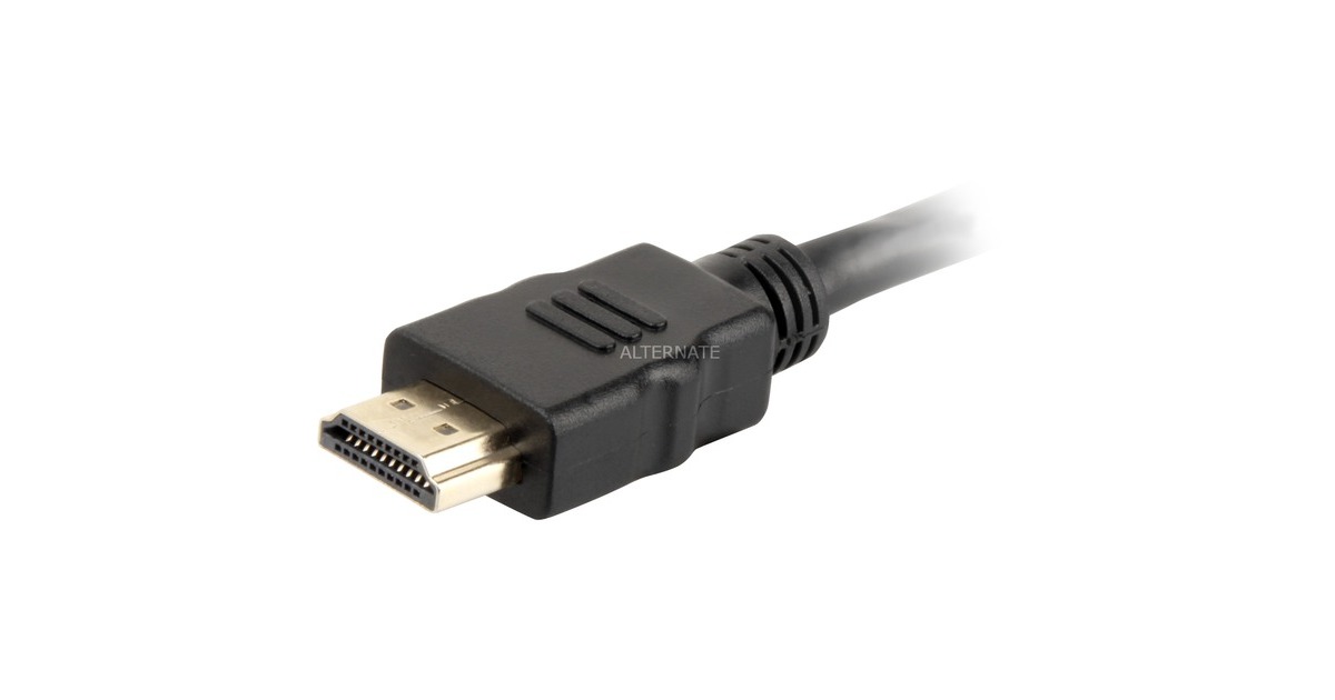 Sharkoon High Speed HDMI-Kabel mit Ethernet(schwarz, 3 Meter)