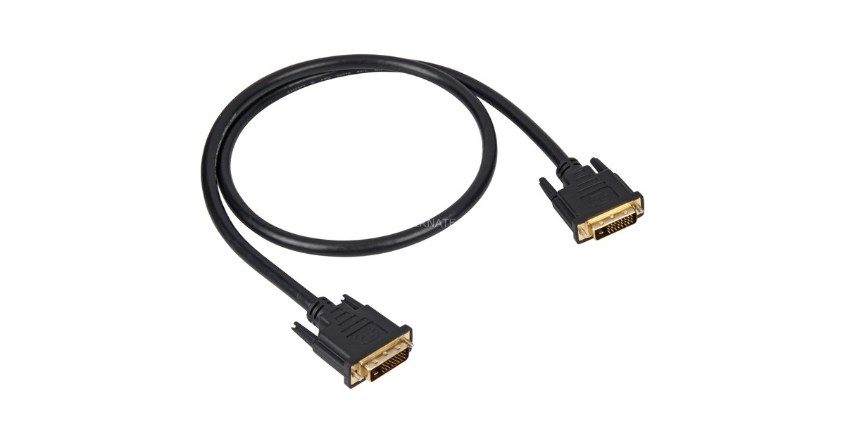 DVI-D (24+1)(schwarz, 1 Meter, Dual Link, 24+1)