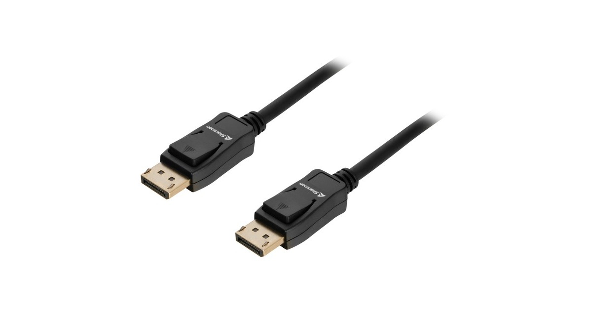 Stecker) 8K(schwarz, 3 Meter)