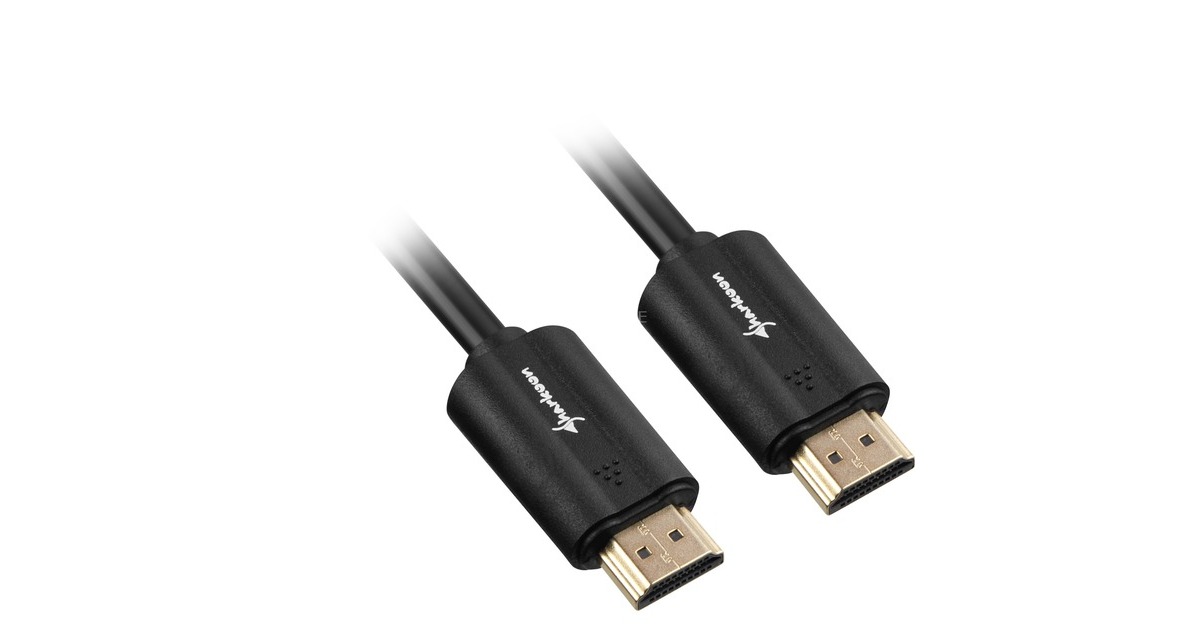 HDMI Stecker(schwarz, 7,5 Meter, HDMI 2.0 4K)