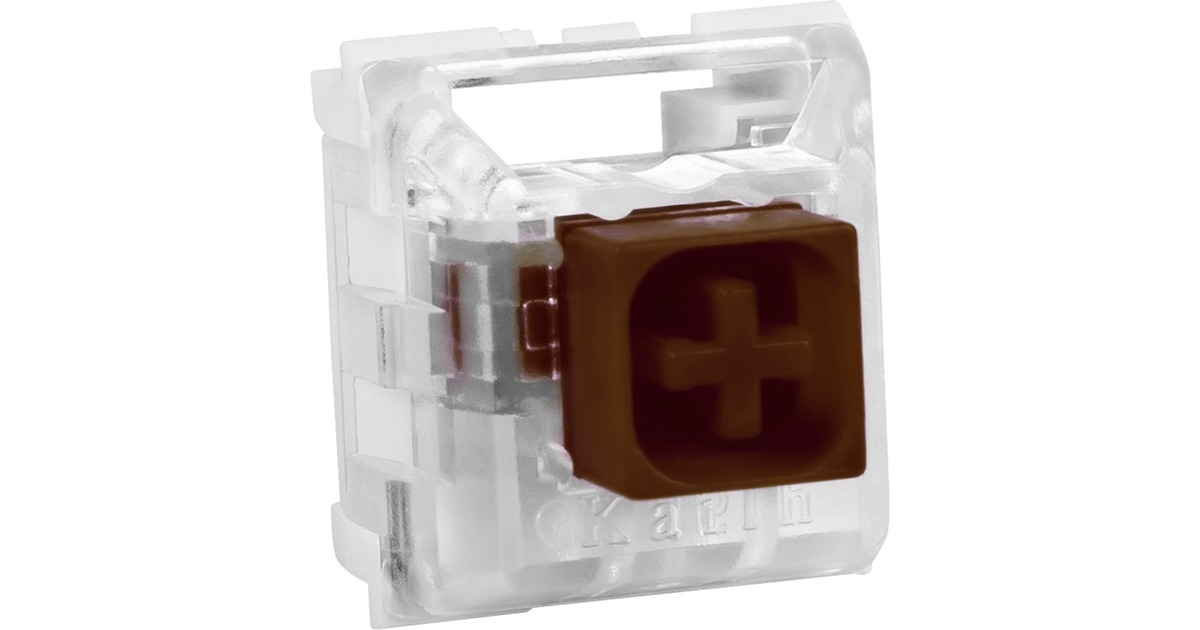 Sharkoon Kailh Box Brown Switch-Set, Tastenschalter(braun/transparent, 35 Stück)