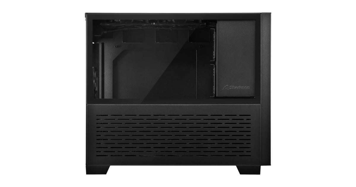 Sharkoon MS-Z1000, Tower-Gehäuse(schwarz, Seitenteil aus gehärtetem Glas)