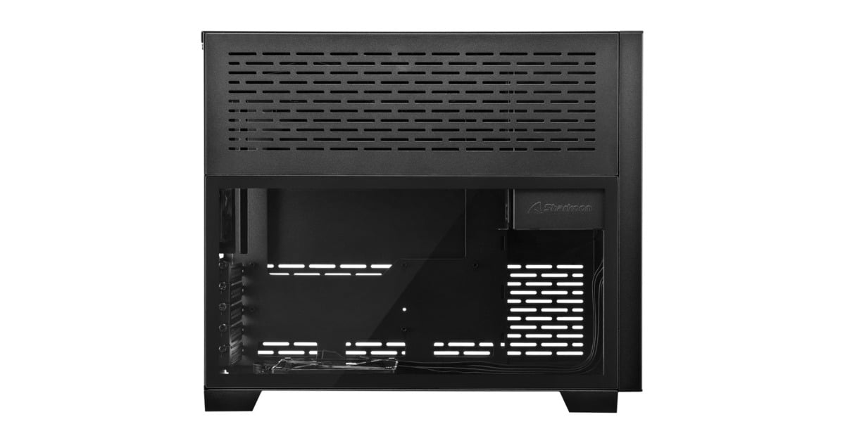 Sharkoon MS-Z1000, Tower-Gehäuse(schwarz, Seitenteil aus gehärtetem Glas)