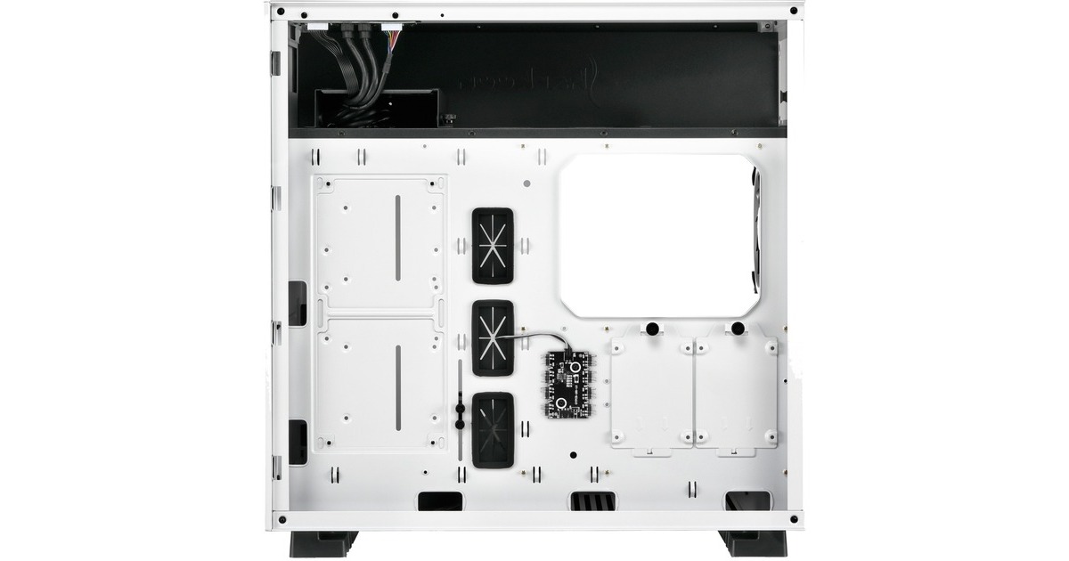 Sharkoon PURE STEEL White RGB, Tower-Gehäuse(weiß, gehärtetes Glas)