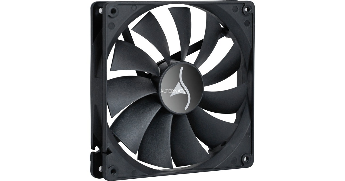 Sharkoon PWM Fan 1000 140x140x25, Gehäuselüfter(schwarz)