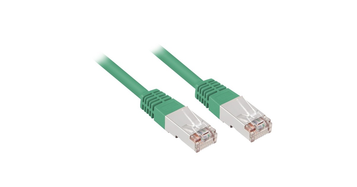 Sharkoon Patchkabel RJ45 Cat.5e SFTP(grün, 10 Meter)