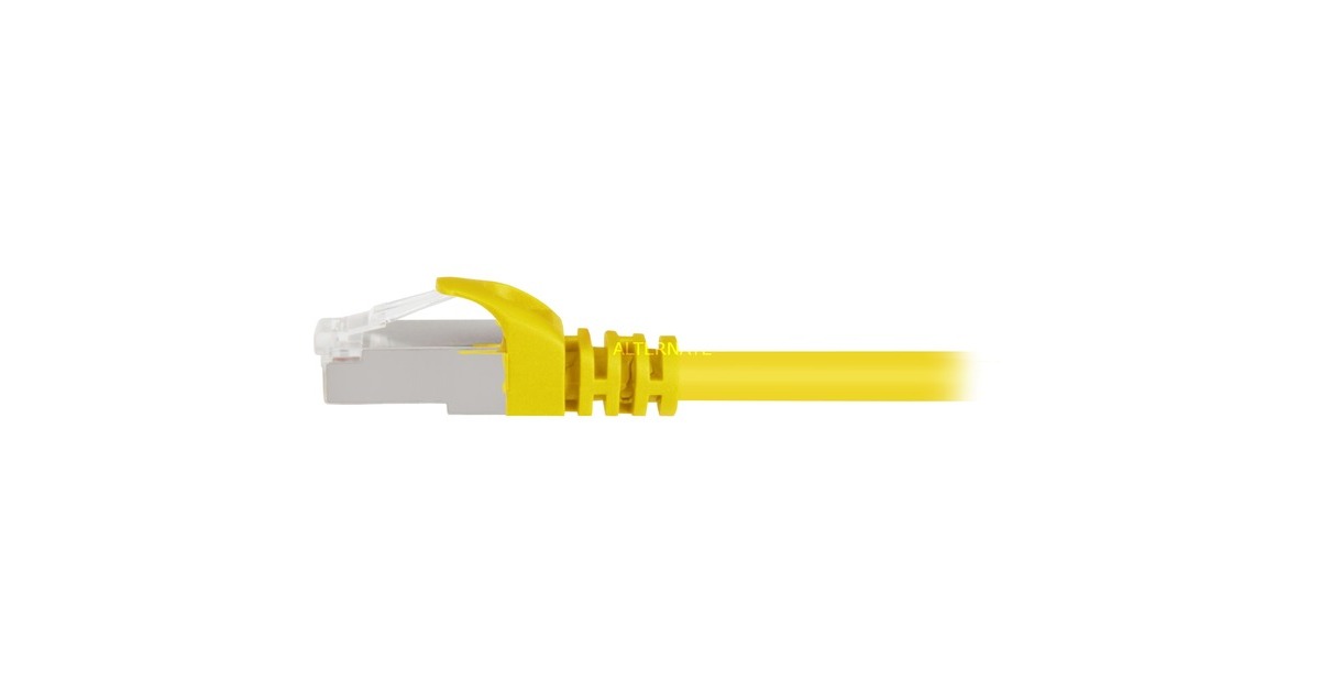 Sharkoon Patchkabel RJ45 Cat.6 S/FTP(gelb, 10 Meter)