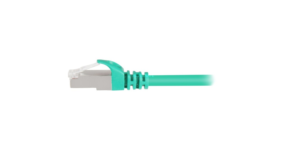 Sharkoon Patchkabel RJ45 Cat.6 S/FTP(grün, 25 cm)