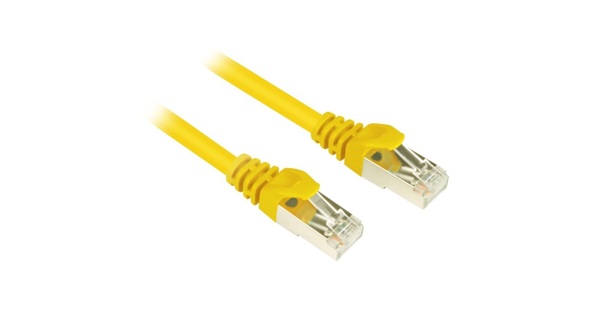 RJ45 Stecker CAT.6 S/FTP(gelb, 1,5 Meter)